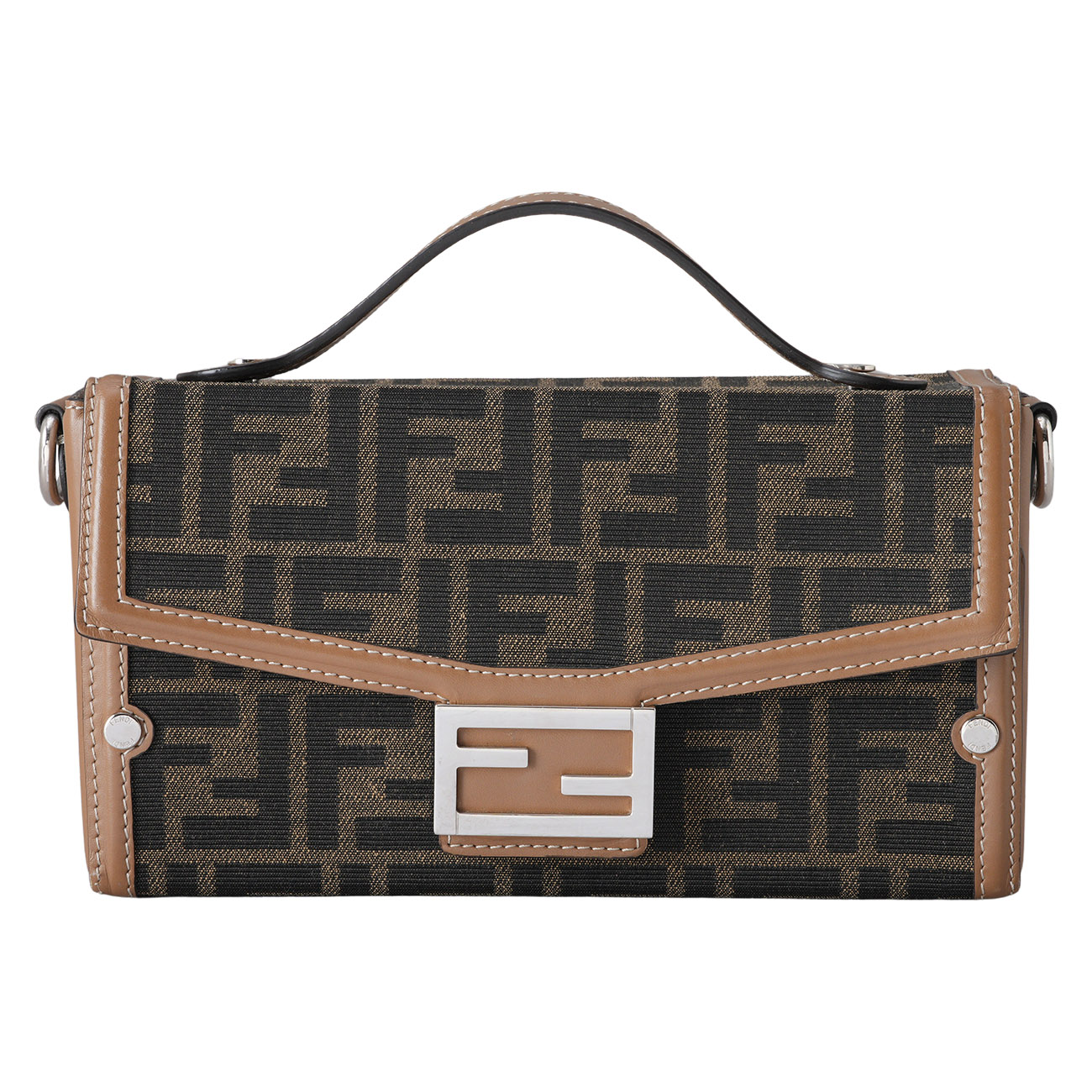 FENDI(USED)펜디 7VA565 소프트 트렁크 바게트 숄더백