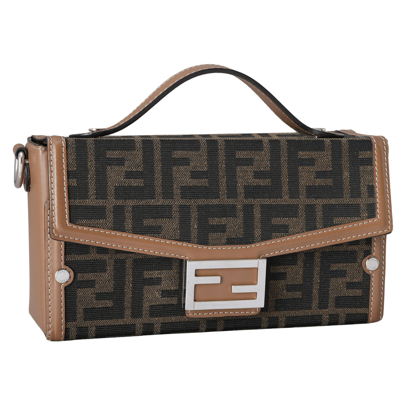 FENDI(USED)펜디 7VA565 소프트 트렁크 바게트 숄더백