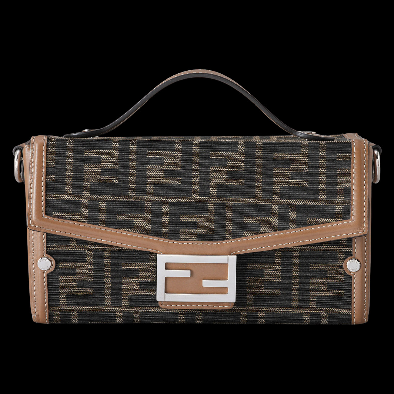 FENDI(USED)펜디 7VA565 소프트 트렁크 바게트 숄더백