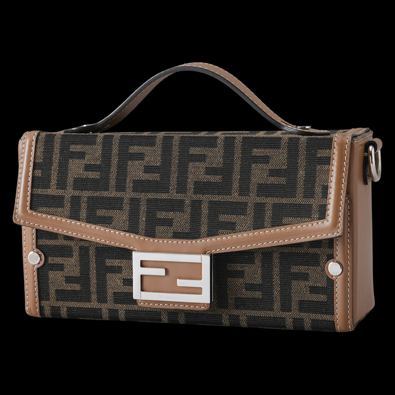 FENDI(USED)펜디 7VA565 소프트 트렁크 바게트 숄더백