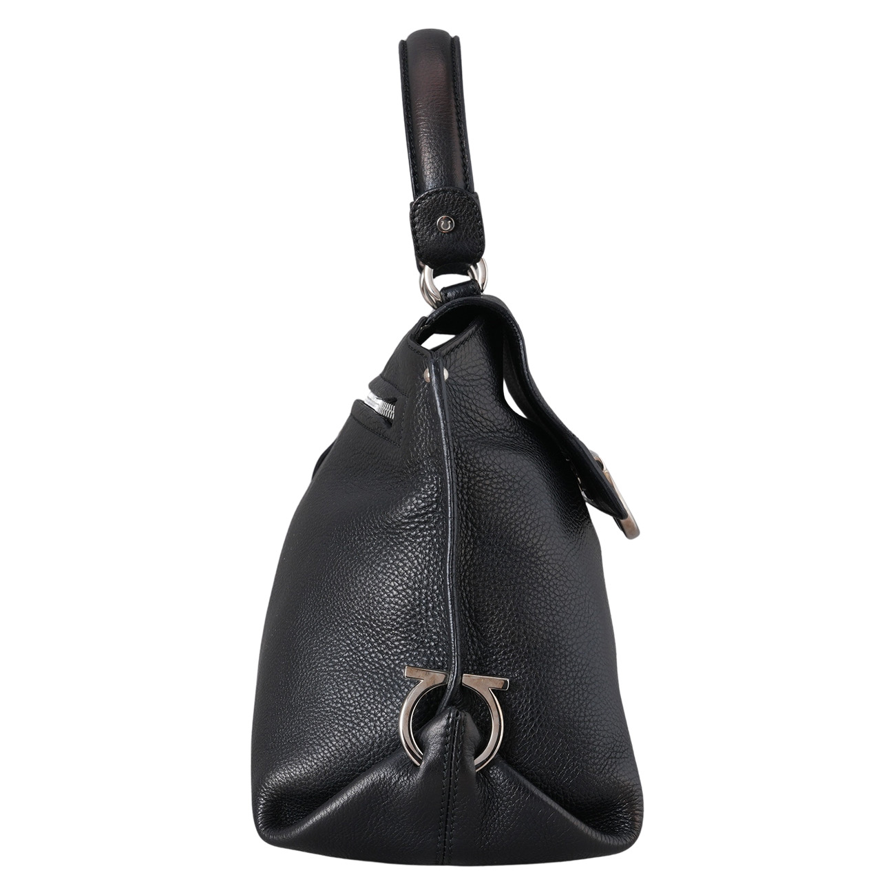 FERRAGAMO(USED)페레가모 간치니 탑핸들 숄더백