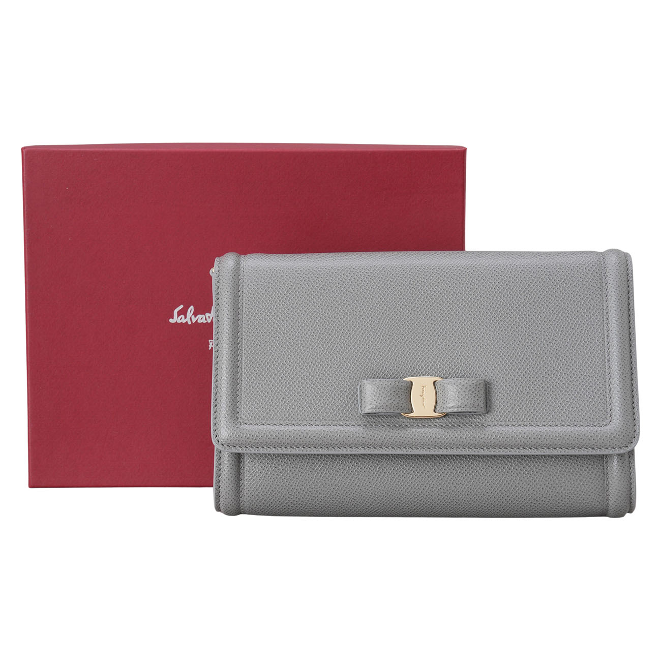 FERRAGAMO(USED)페레가모 바라리본 미니 체인 숄더백