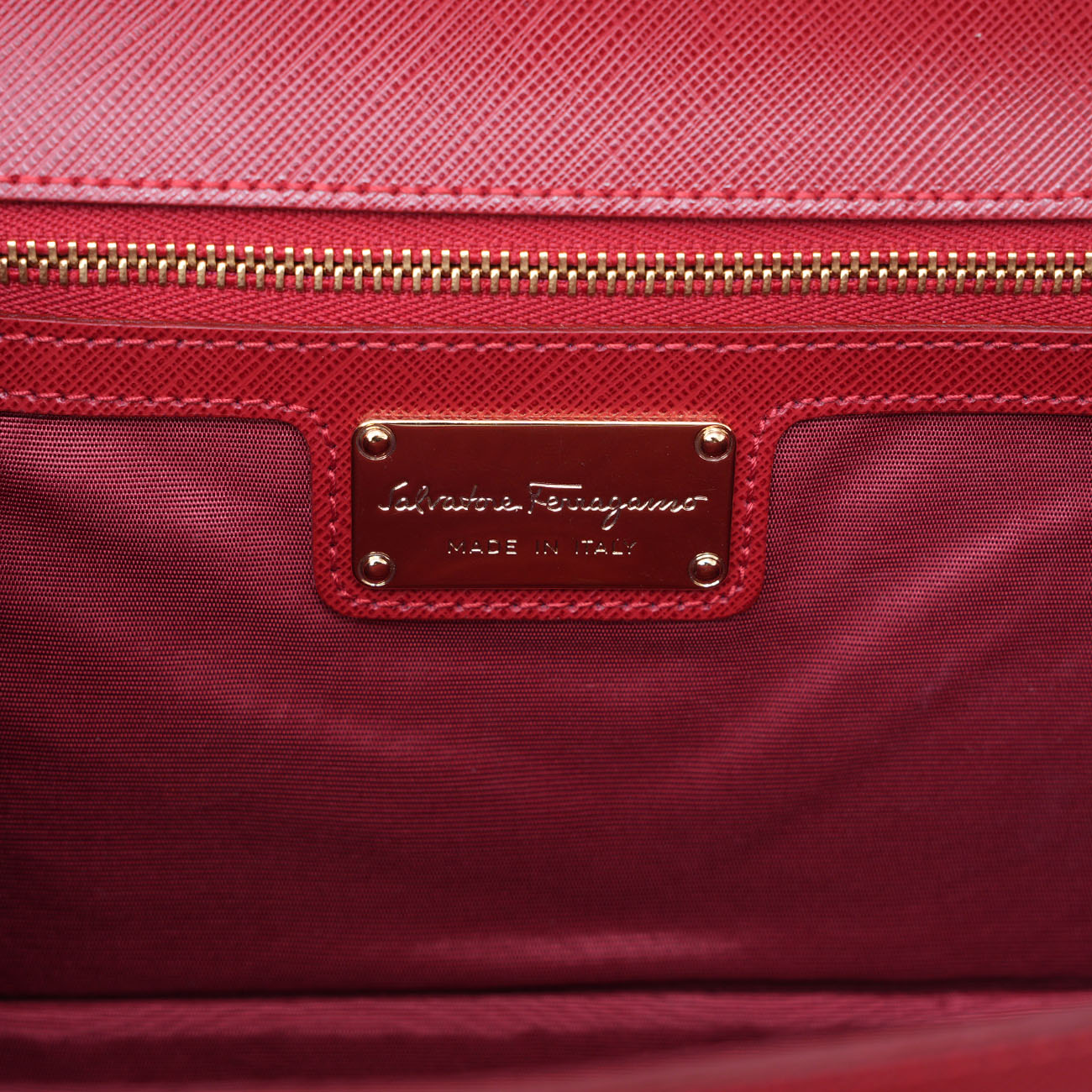 FERRAGAMO(USED)페레가모 지니백 체인 숄더백