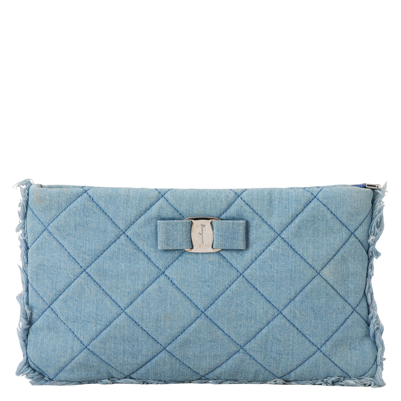 FERRAGAMO(USED)페레가모 데님 클러치백