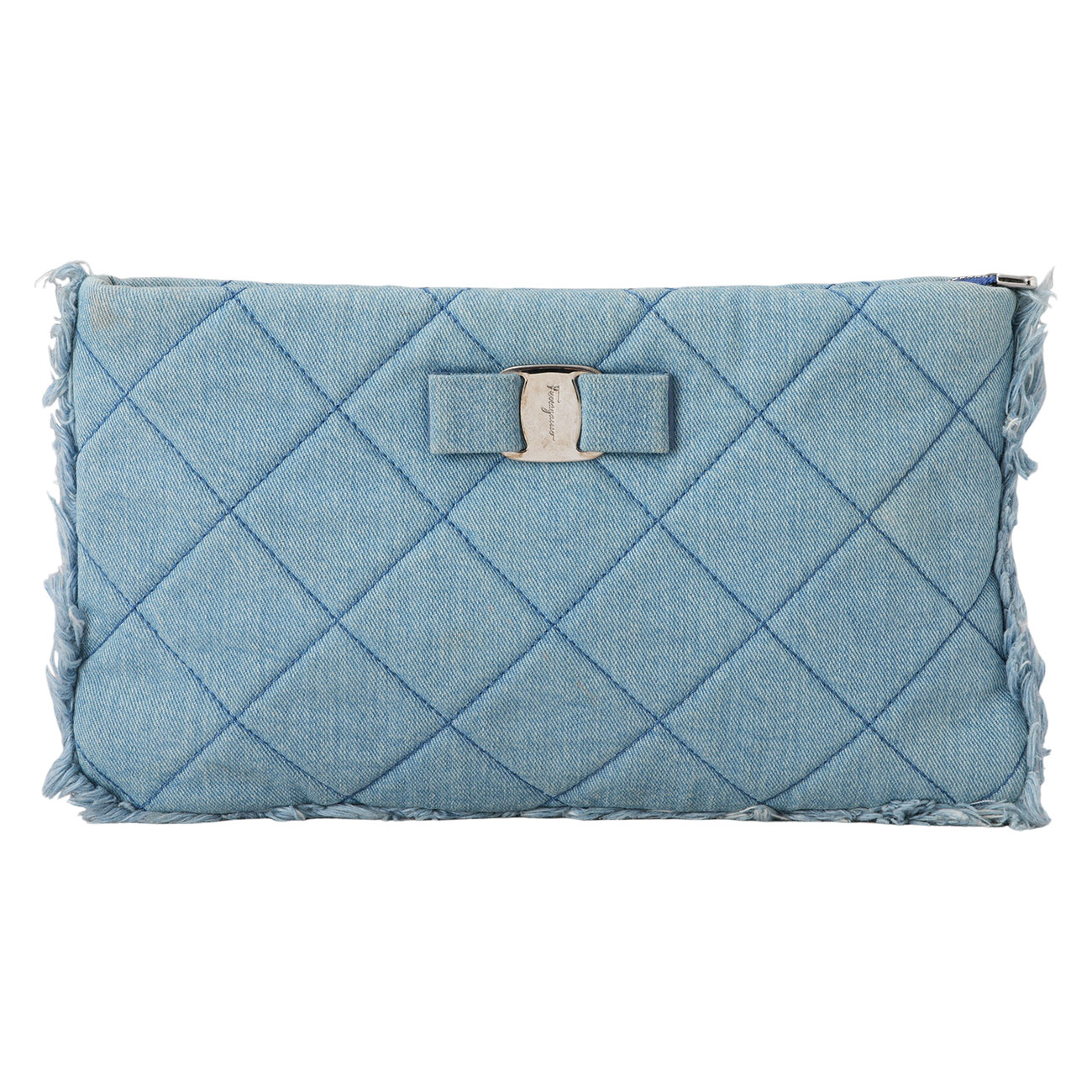FERRAGAMO(USED)페레가모 데님 클러치백
