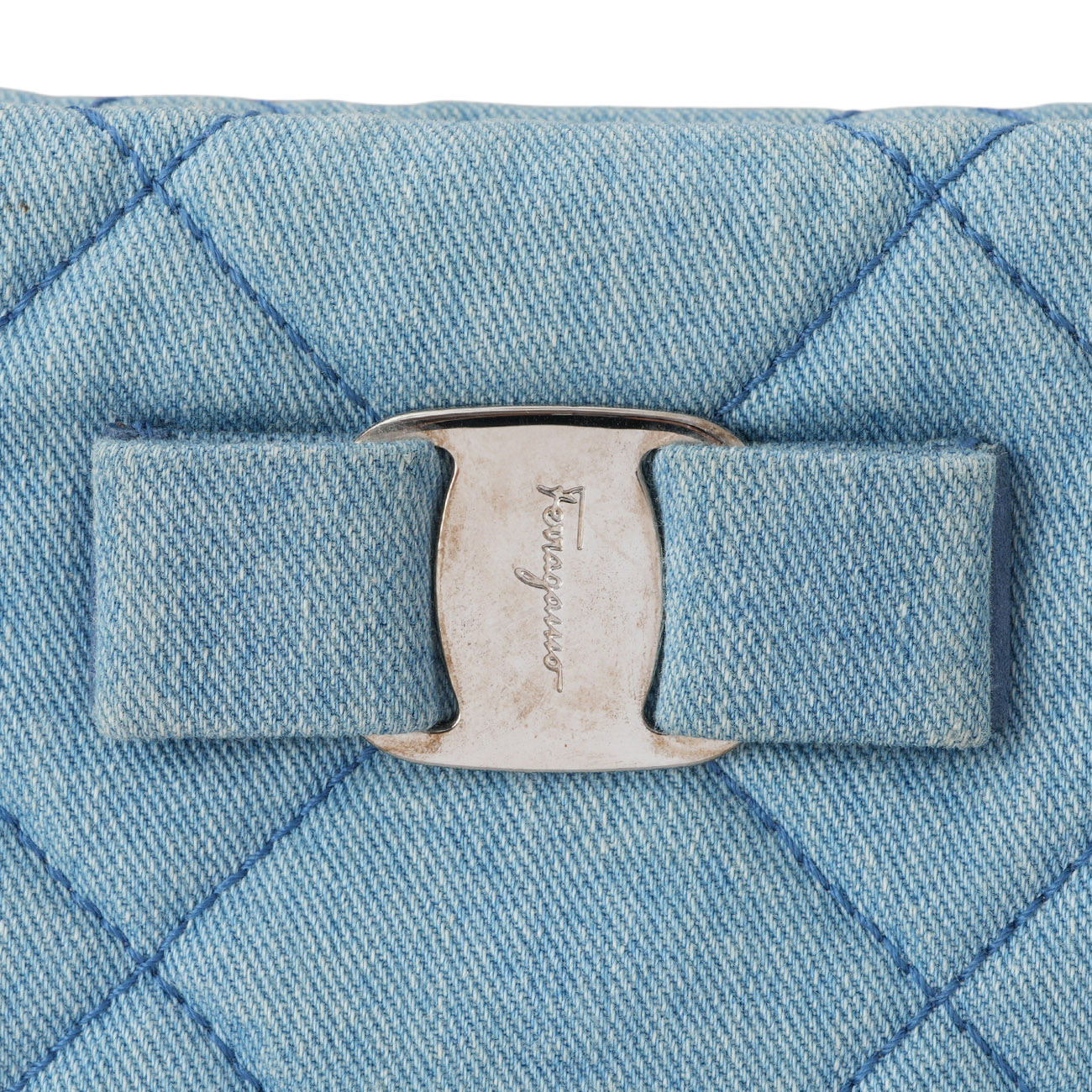 FERRAGAMO(USED)페레가모 데님 클러치백