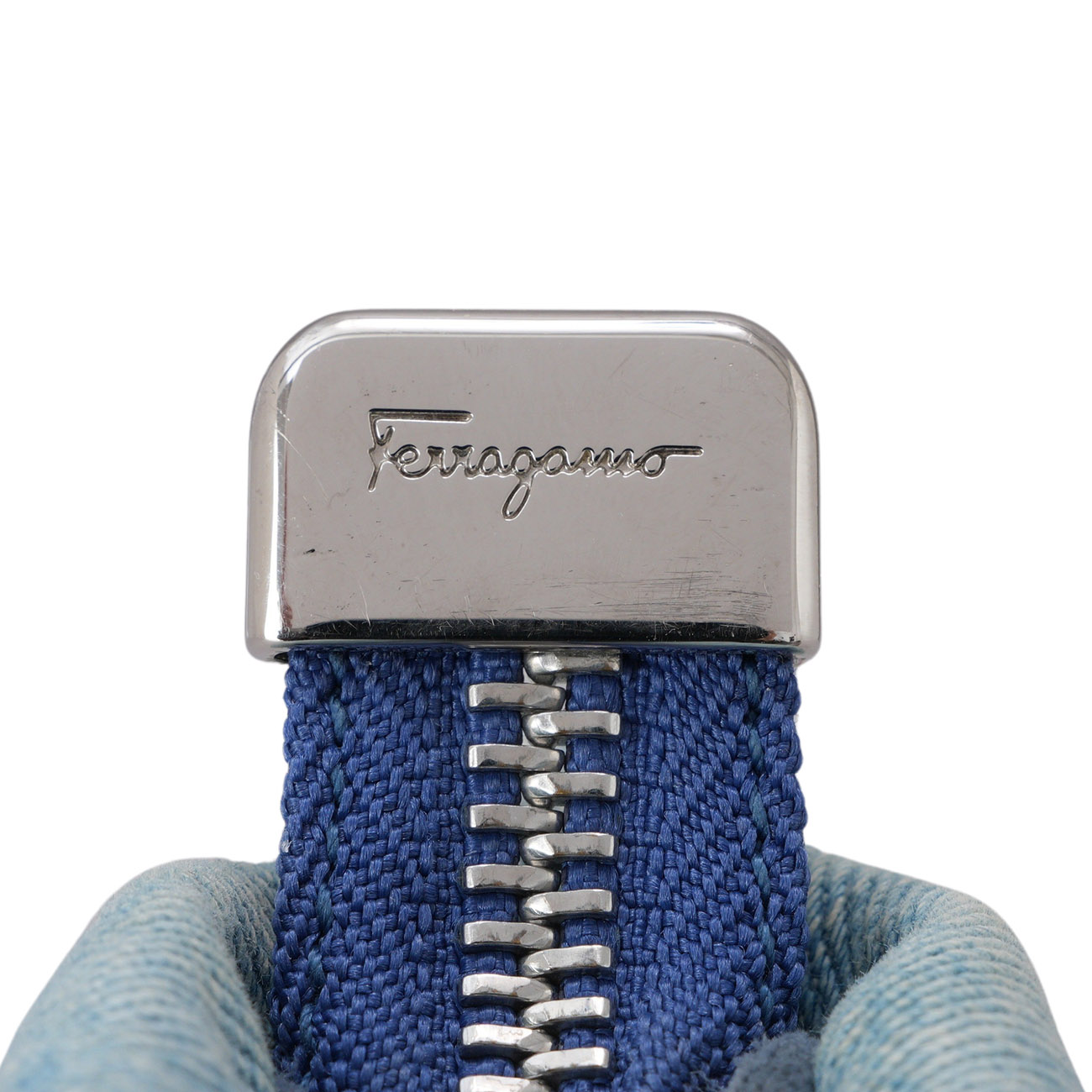 FERRAGAMO(USED)페레가모 데님 클러치백