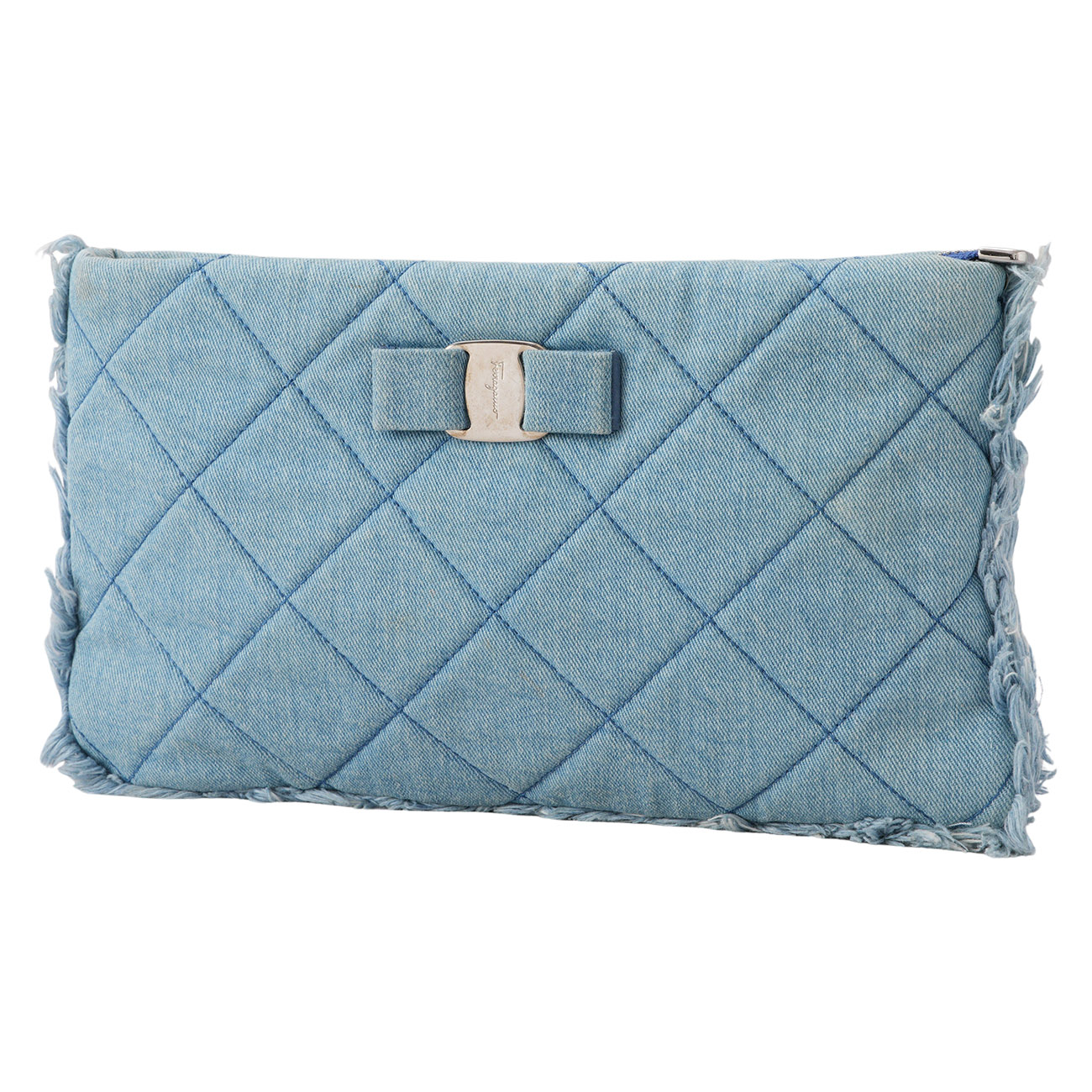 FERRAGAMO(USED)페레가모 데님 클러치백