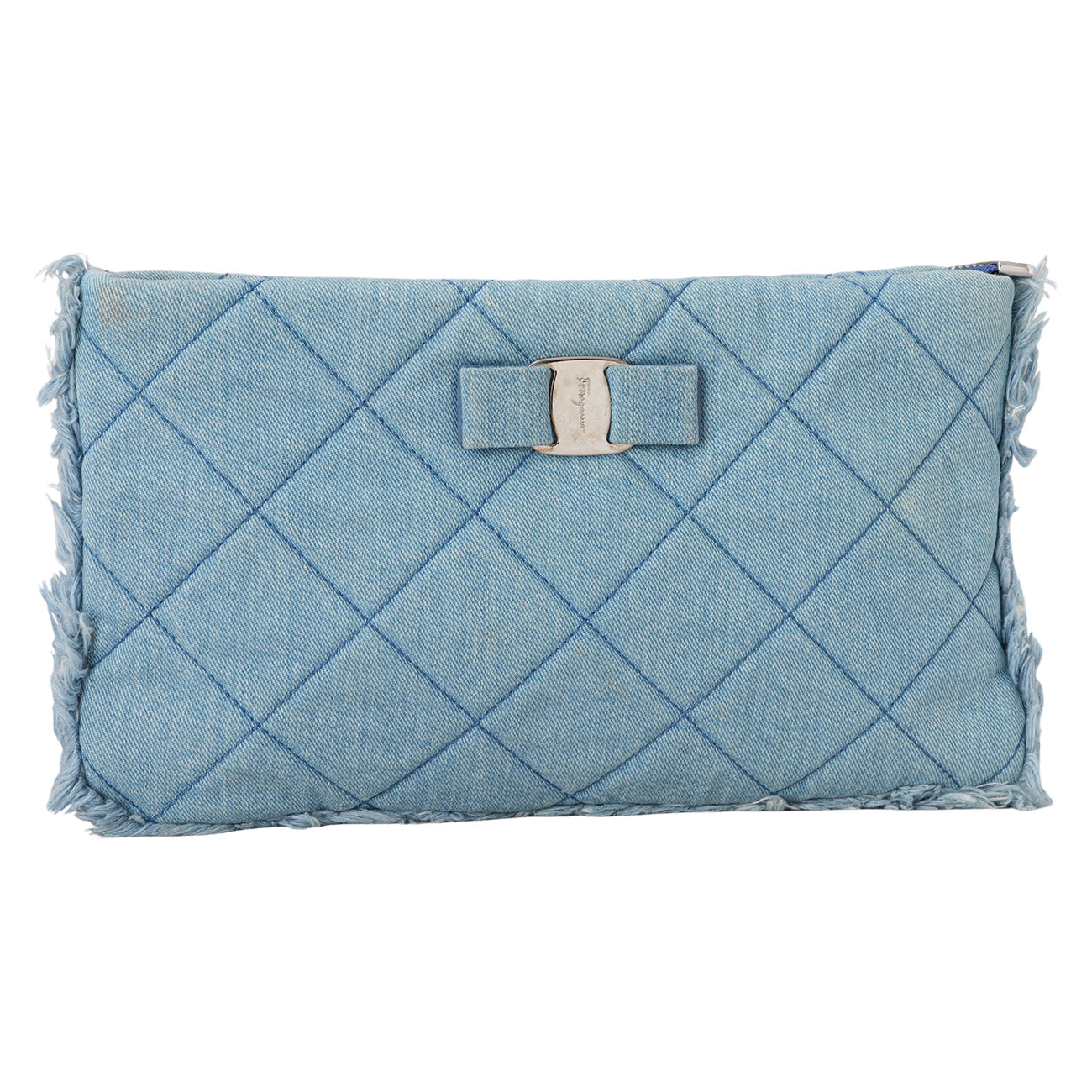 FERRAGAMO(USED)페레가모 데님 클러치백
