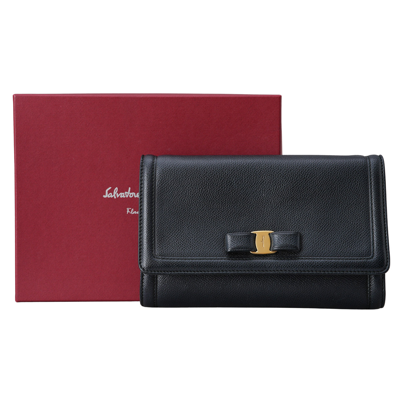 SALVATORE FERRAGAMO(USED)페레가모 바라리본 WOC