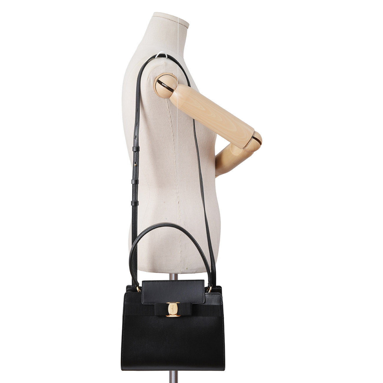 SALVATORE FERRAGAMO(USED)페레가모 뉴바라 탑핸들 숄더백