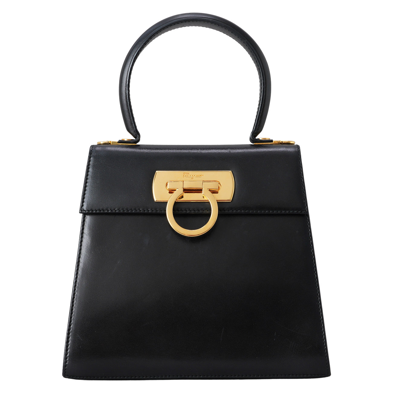 FERRAGAMO(USED)페레가모 빈티지 간치니 탑핸들 크로스백