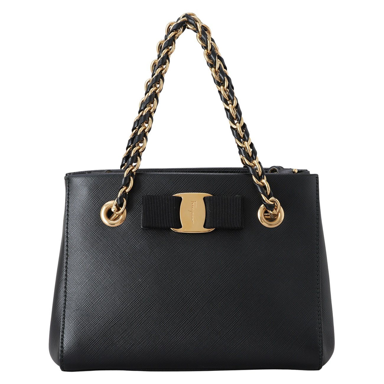 SALVATORE FERRAGAMO(USED)페레가모 바라리본 미니 체인백