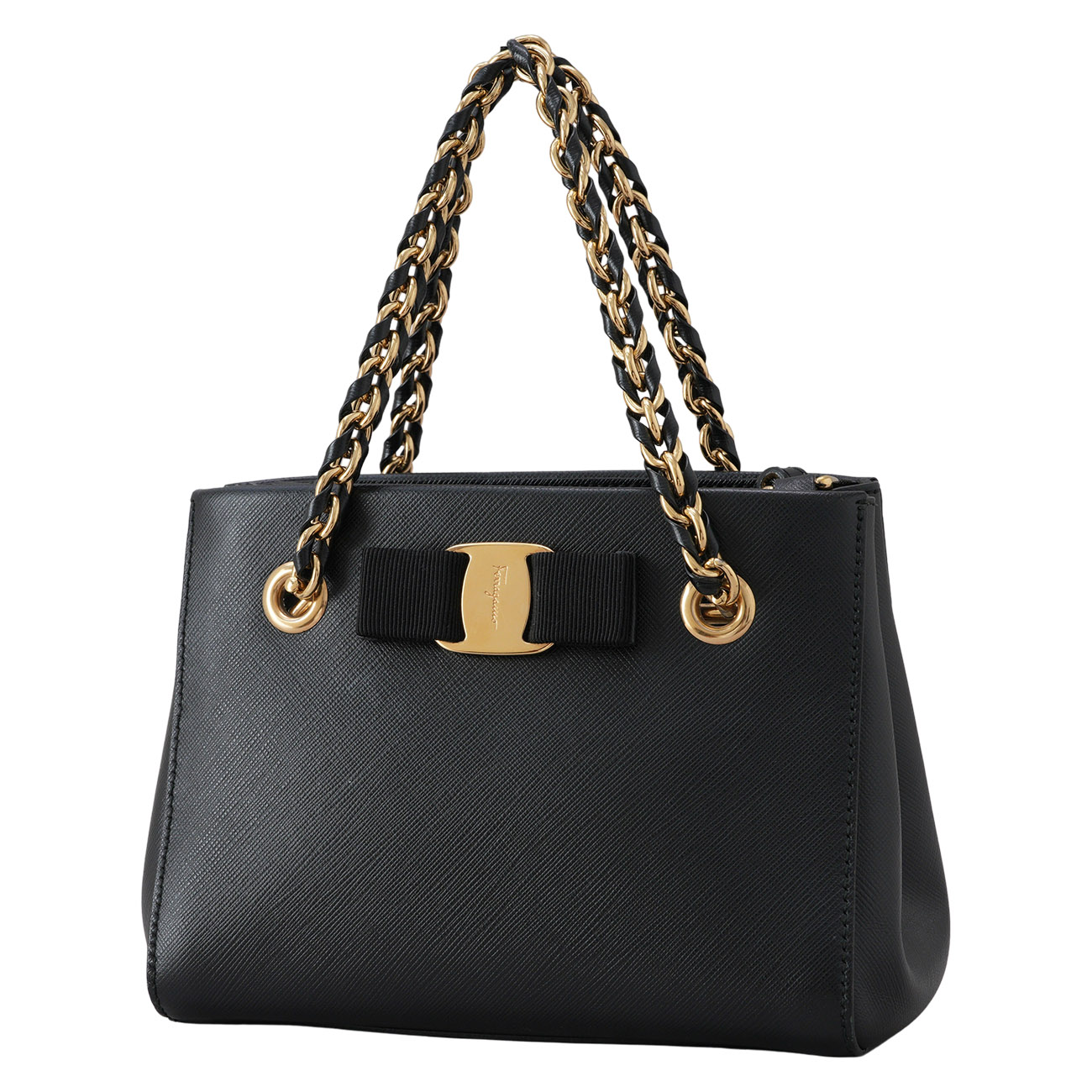 SALVATORE FERRAGAMO(USED)페레가모 바라리본 미니 체인백