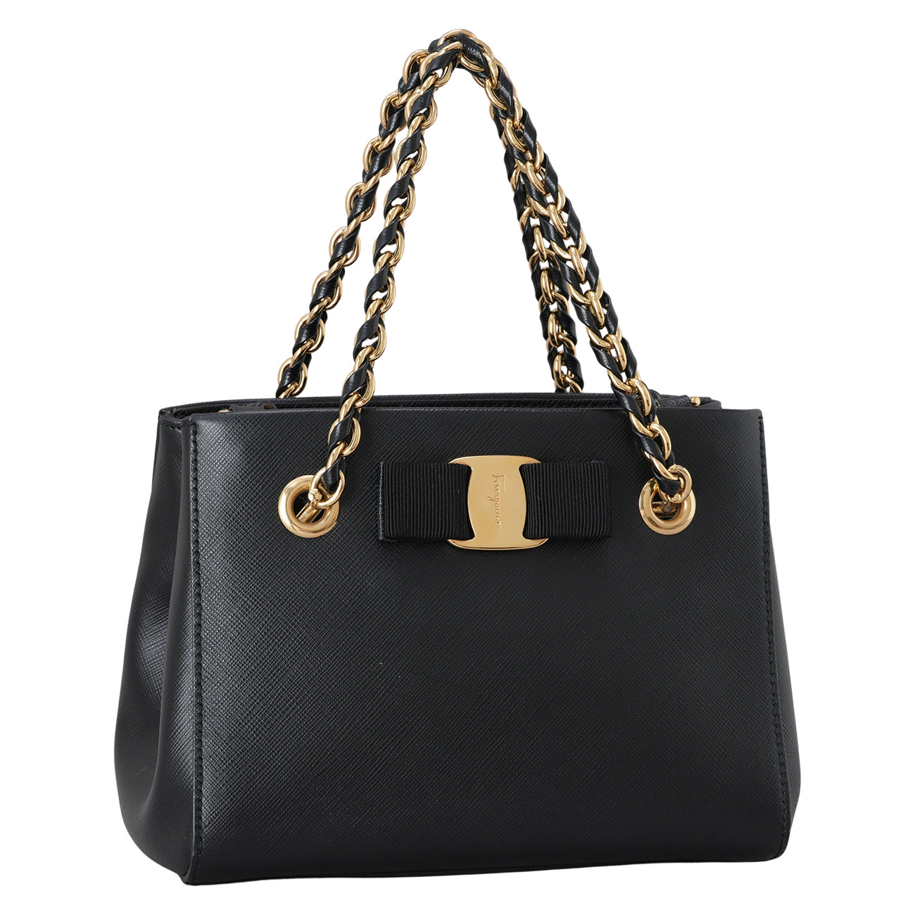SALVATORE FERRAGAMO(USED)페레가모 바라리본 미니 체인백