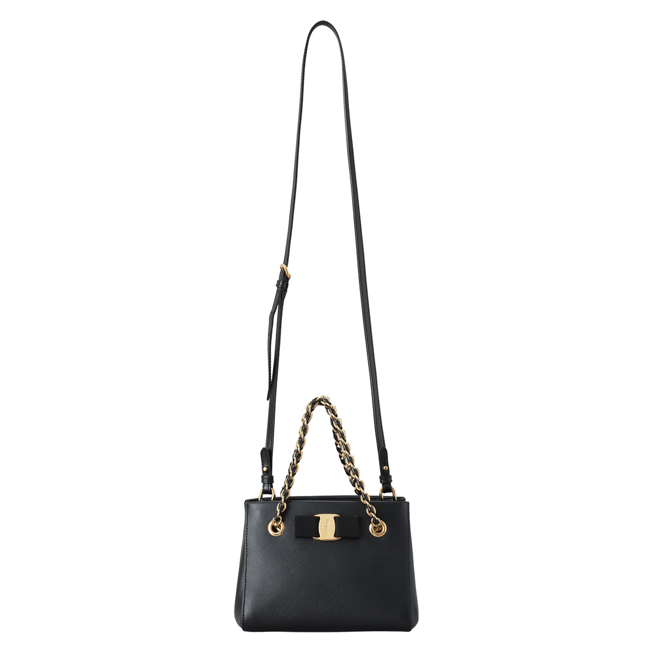 SALVATORE FERRAGAMO(USED)페레가모 바라리본 미니 체인백
