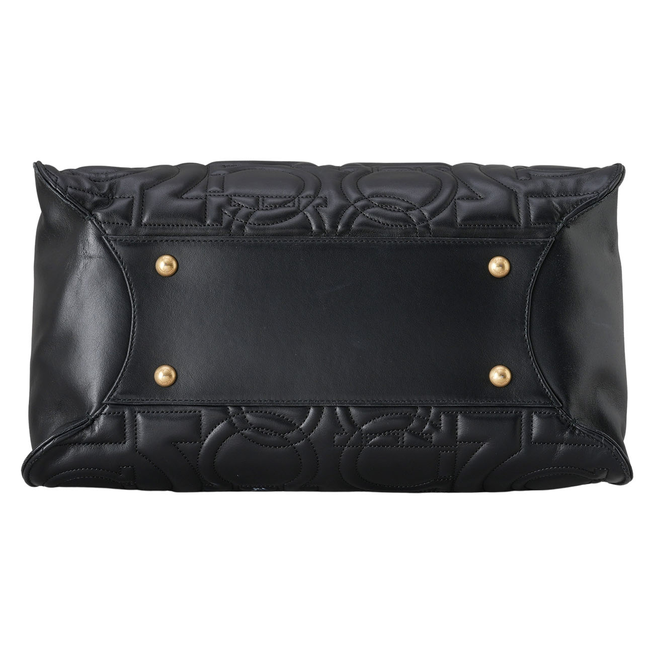 FERRAGAMO(USED)페레가모 간치니 퀼팅 체인 숄더백