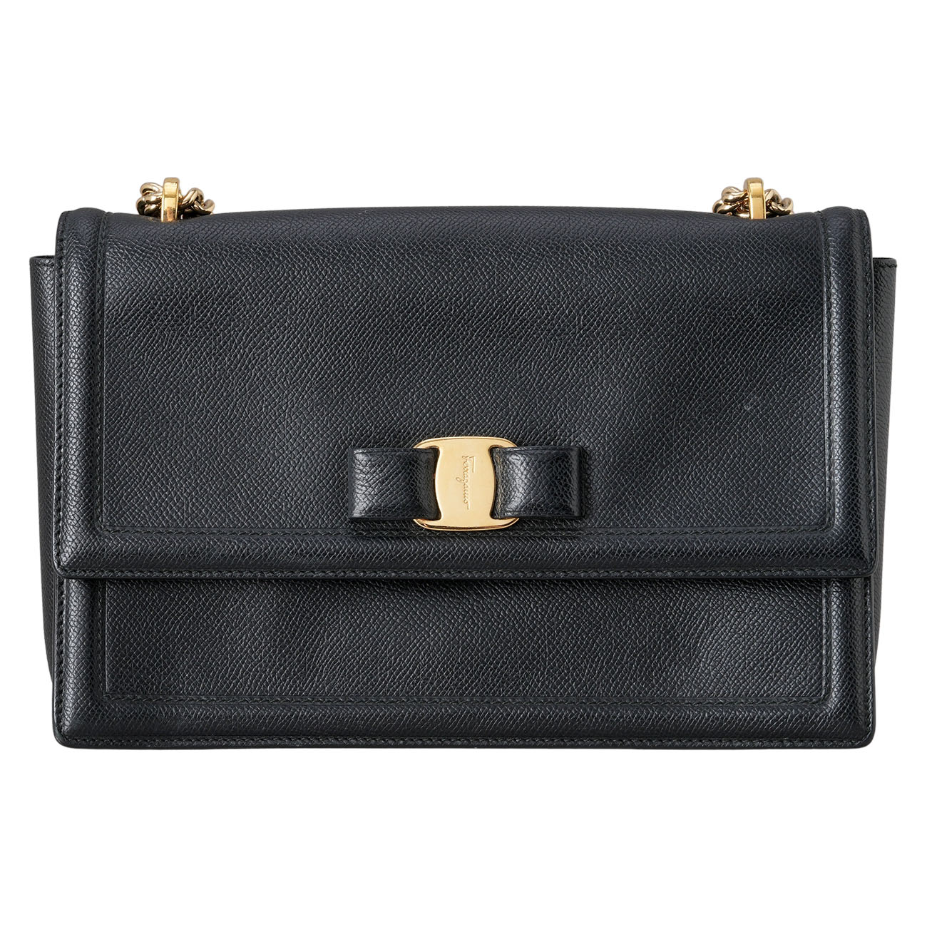 FERRAGAMO(USED)페레가모 바라 리본 숄더백