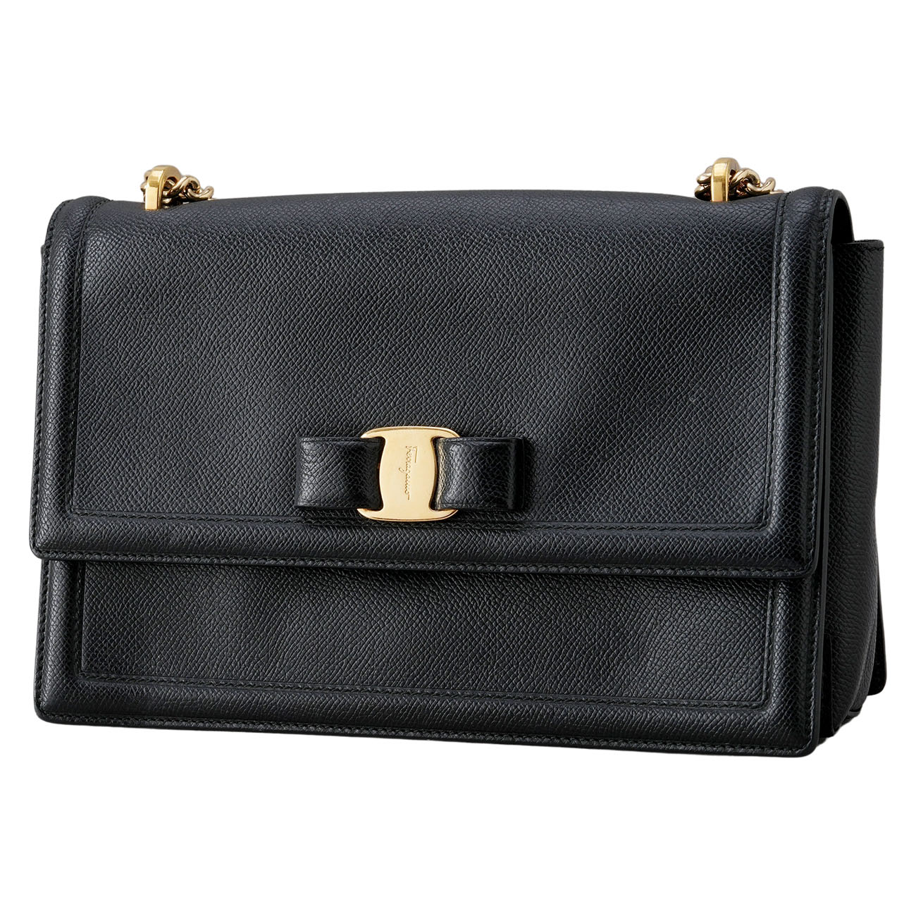 FERRAGAMO(USED)페레가모 바라 리본 숄더백