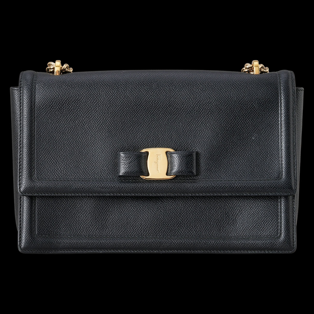 FERRAGAMO(USED)페레가모 바라 리본 숄더백