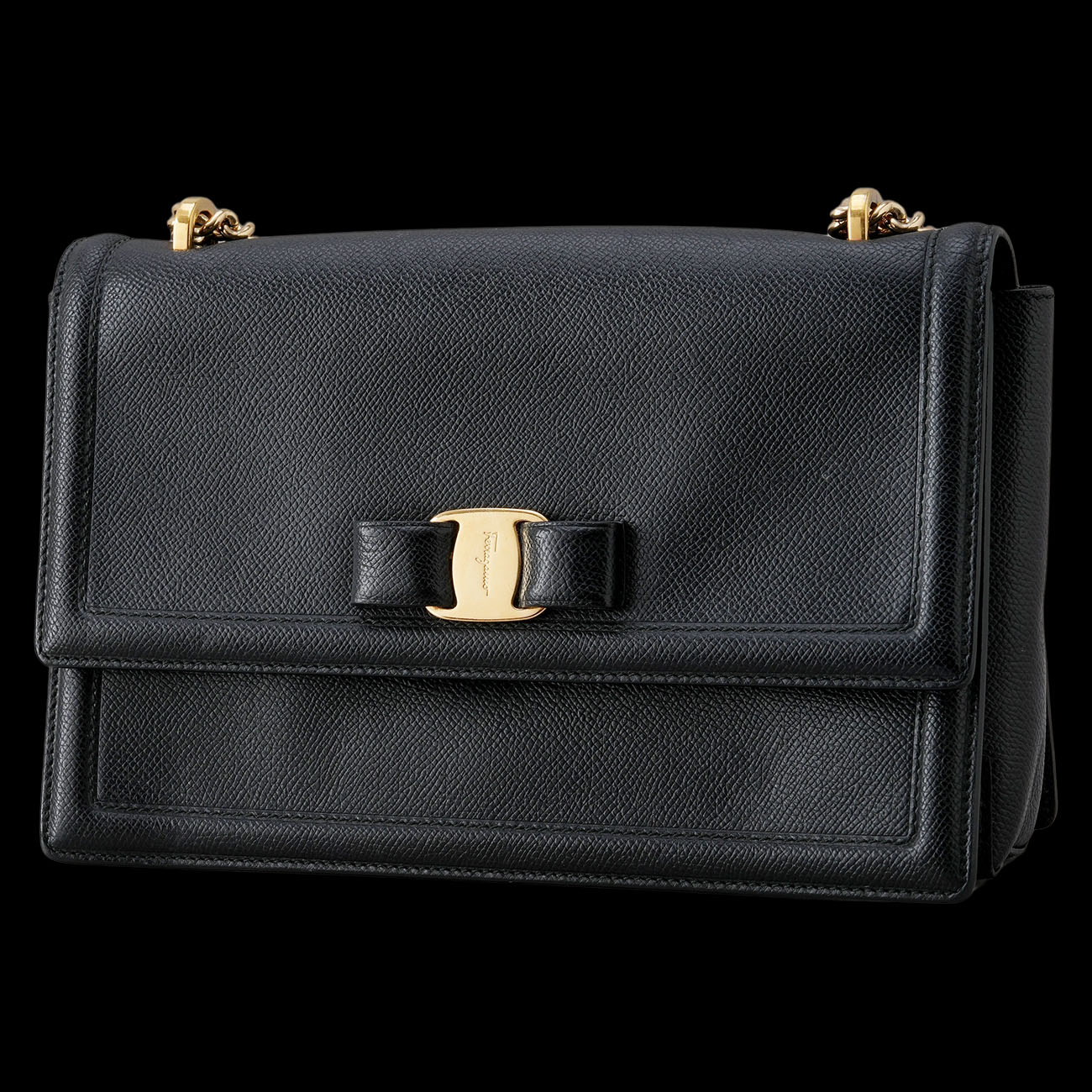 FERRAGAMO(USED)페레가모 바라 리본 숄더백