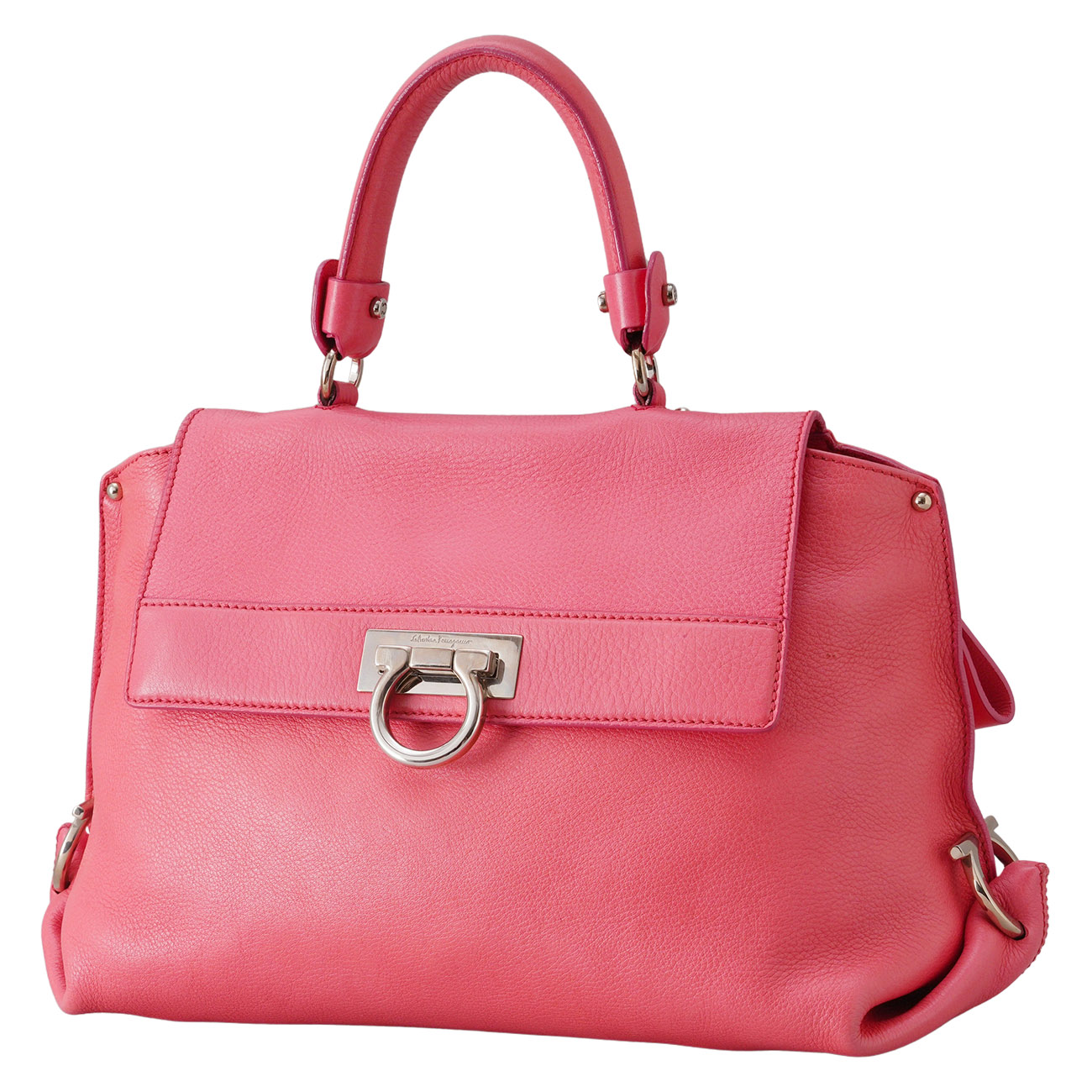 FERRAGAMO(USED)페레가모 간치니 토트겸 숄더백