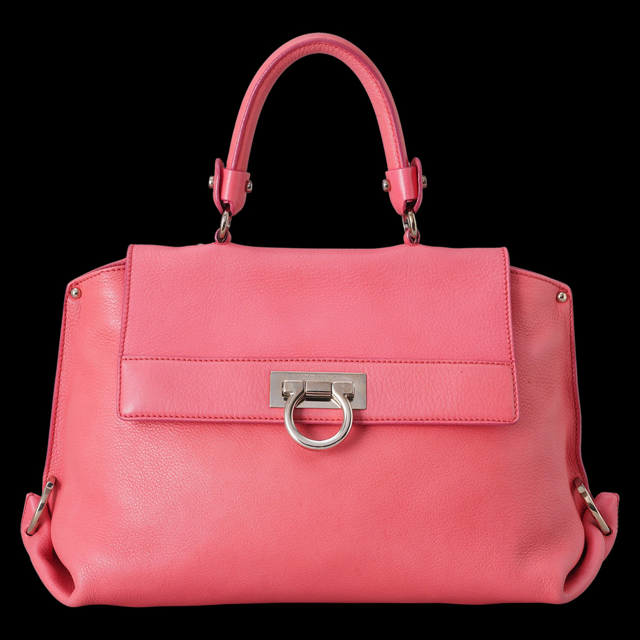 FERRAGAMO(USED)페레가모 간치니 토트겸 숄더백
