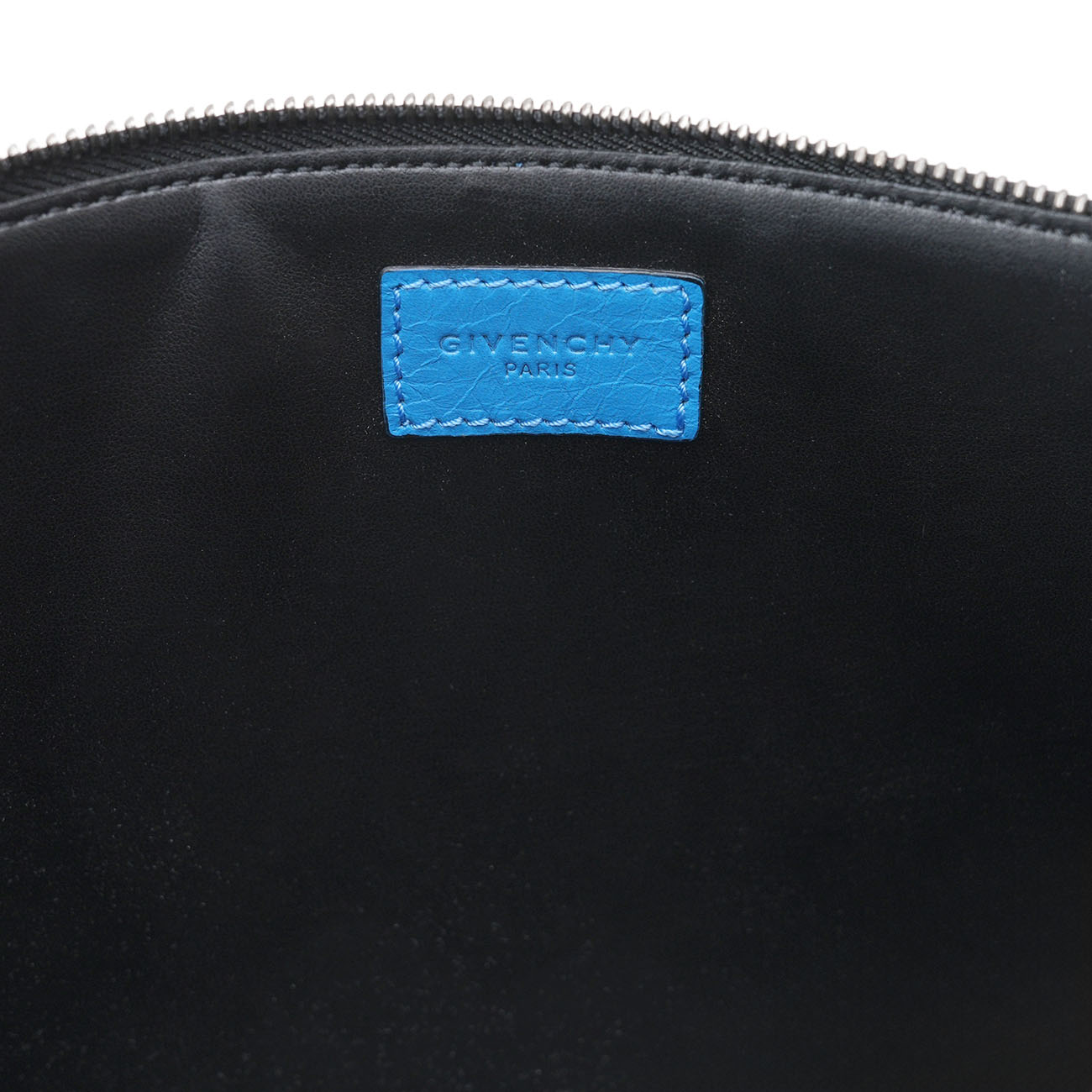 GIVENCHY(USED)지방시 레터링 레더 클러치