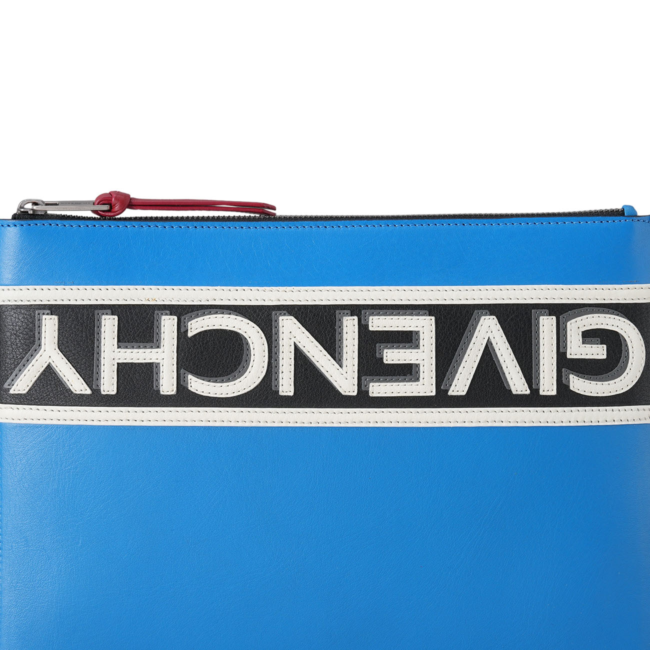 GIVENCHY(USED)지방시 레터링 레더 클러치