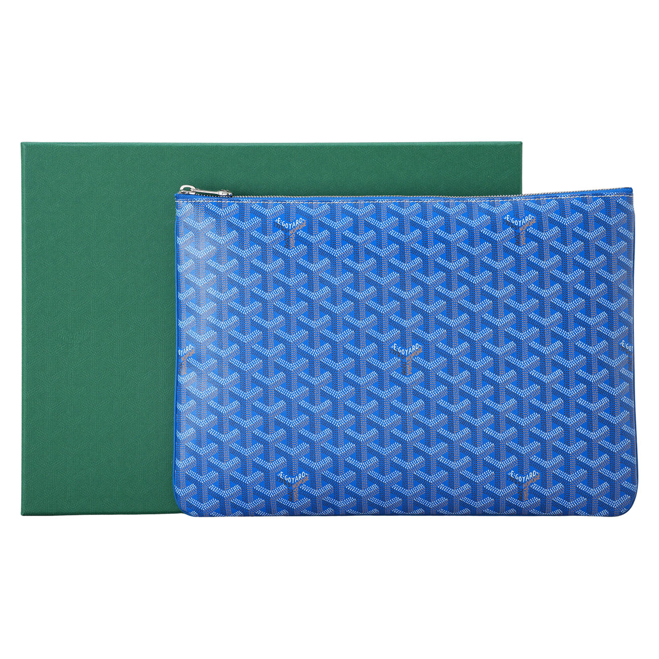 GOYARD(USED)고야드 세나 클러치 GM 블루