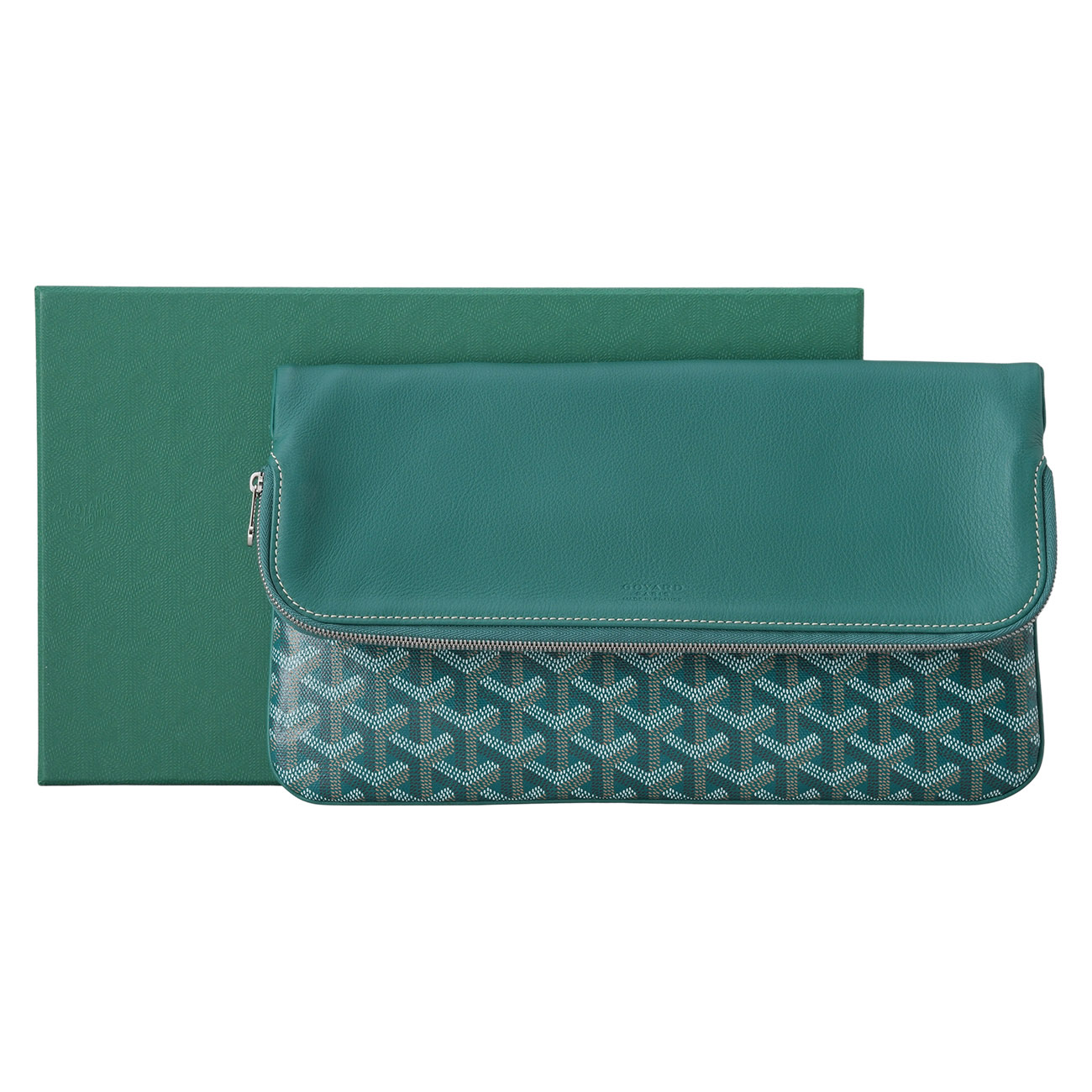 GOYARD(USED)고야드 생마리 클러치 그린