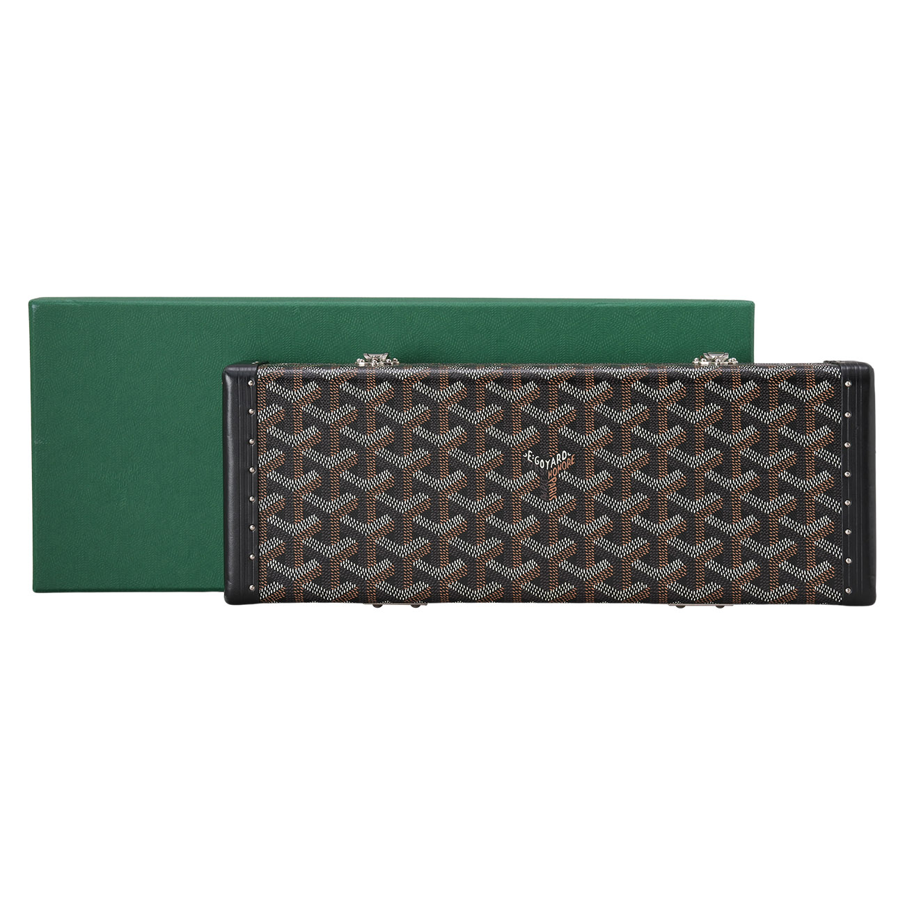 GOYARD(USED)고야드 생 토노레 트렁트 체인 숄더백