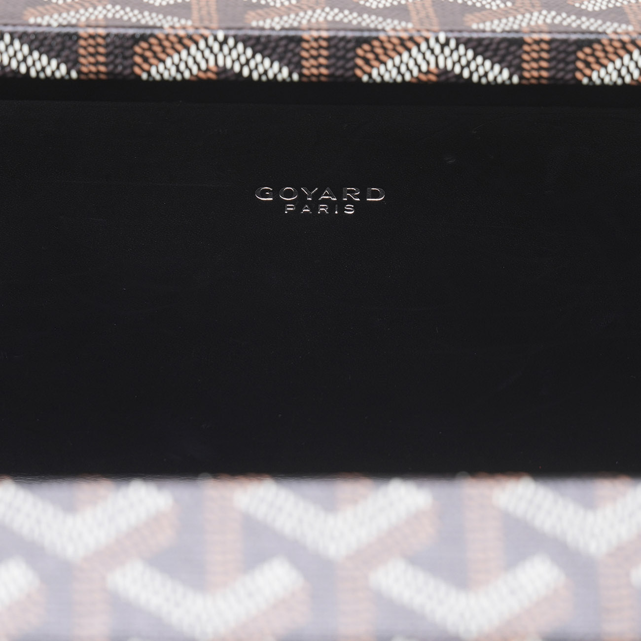 GOYARD(USED)고야드 생 토노레 트렁트 체인 숄더백