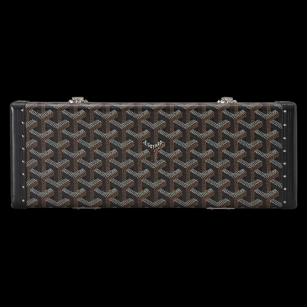 GOYARD(USED)고야드 생 토노레 트렁트 체인 숄더백