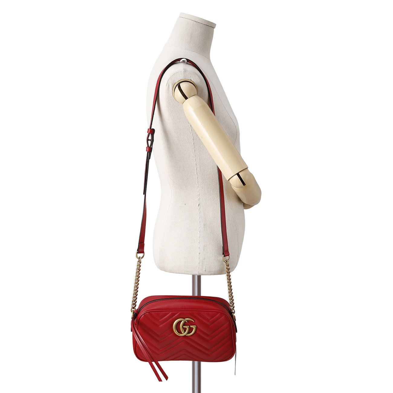 GUCCI(USED)구찌 447632 GG마몽 마틀라세 스몰 카메라백