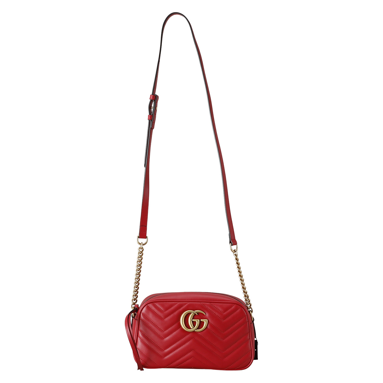 GUCCI(USED)구찌 447632 GG마몽 마틀라세 스몰 카메라백