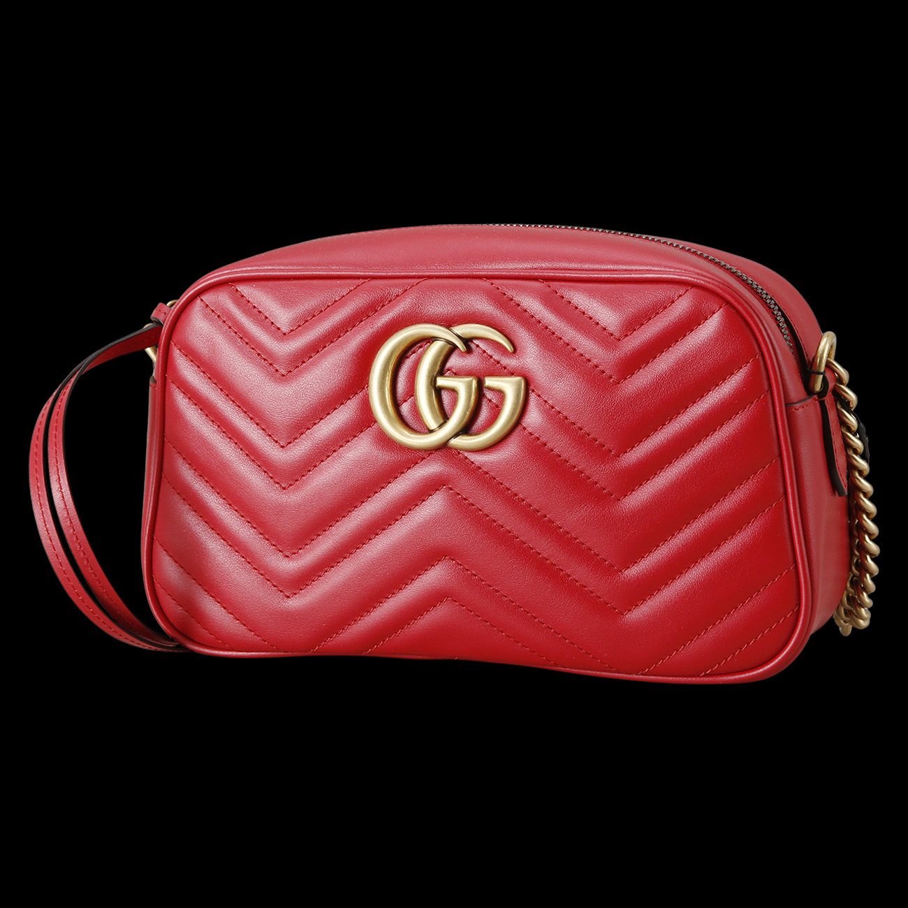 GUCCI(USED)구찌 447632 GG마몽 마틀라세 스몰 카메라백