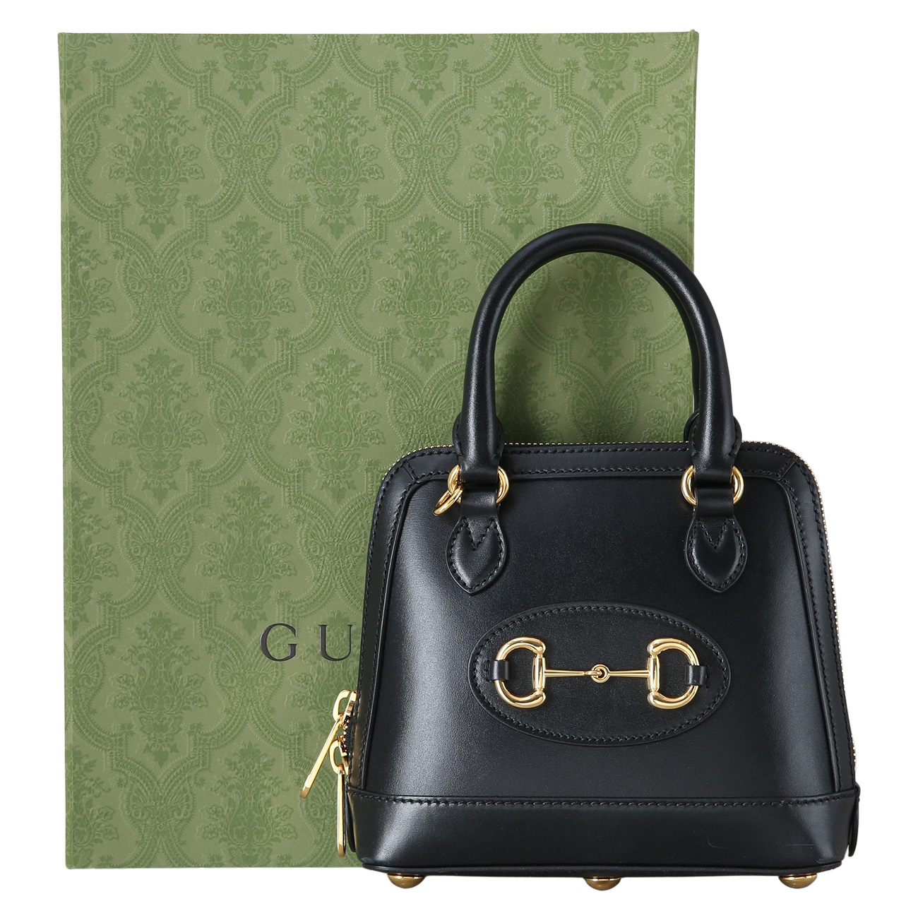 GUCCI(USED)구찌 640716 홀스빗 1955 미니 탑 핸들백