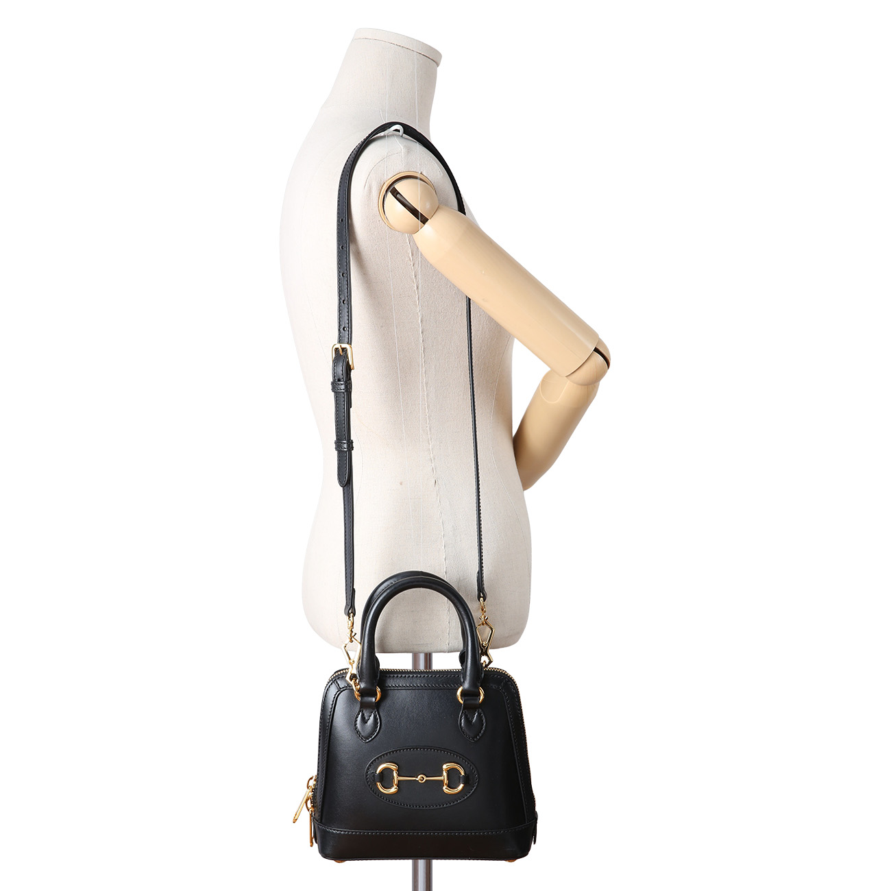 GUCCI(USED)구찌 640716 홀스빗 1955 미니 탑 핸들백