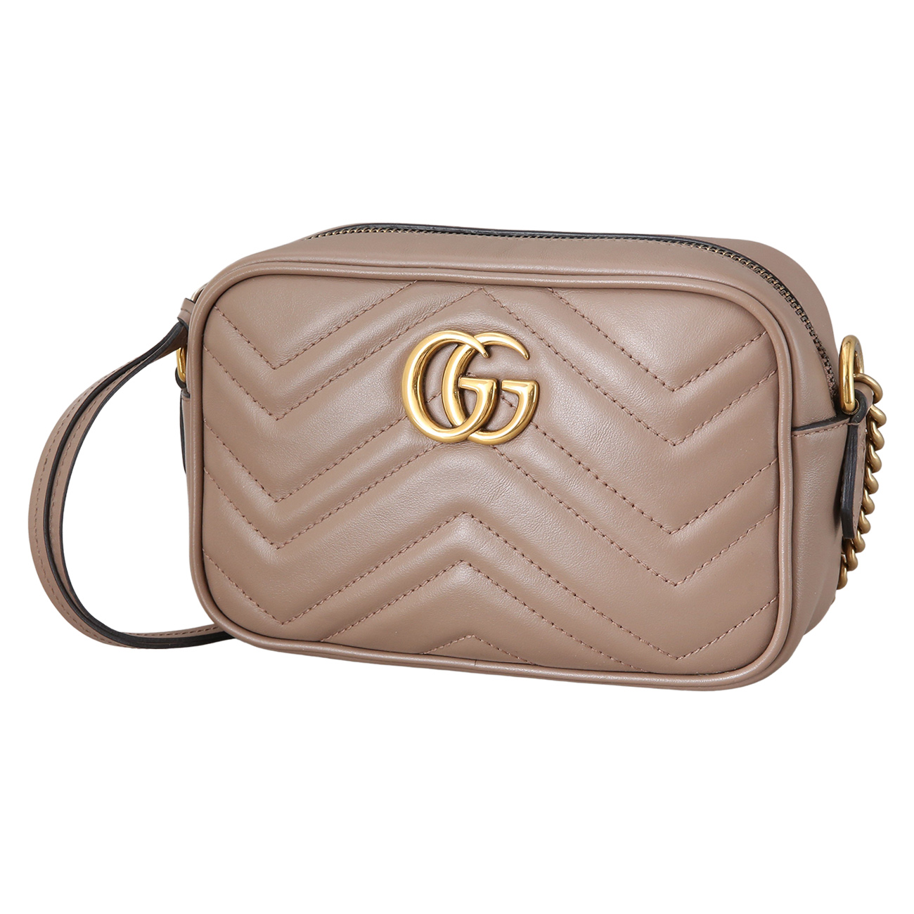GUCCI(USED)구찌 448065 GG마몽 마틀라세 미니 카메라백