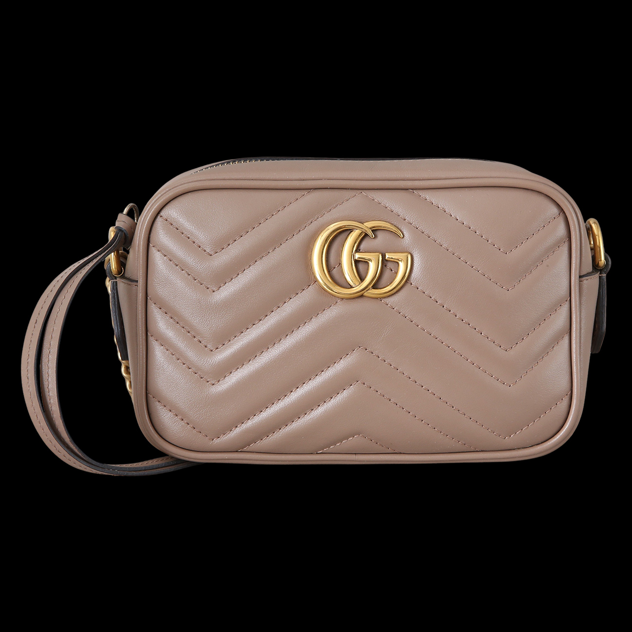 GUCCI(USED)구찌 448065 GG마몽 마틀라세 미니 카메라백