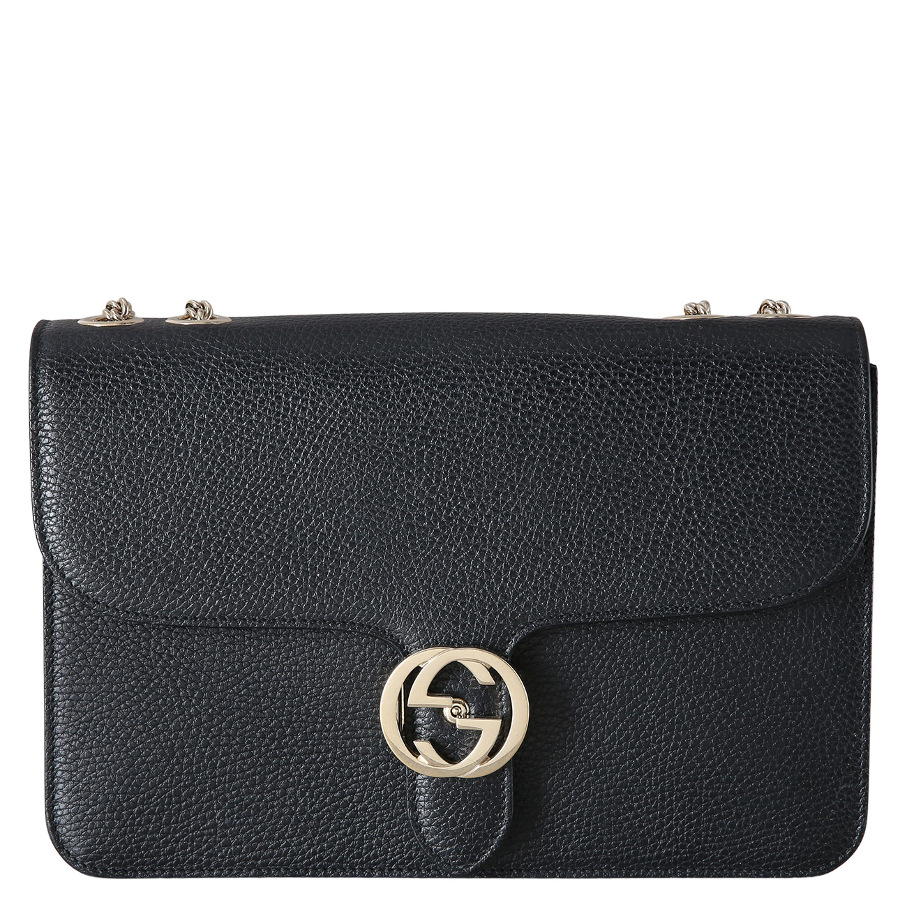 GUCCI(USED)구찌 510303 인터락킹 GG 체인 숄더백