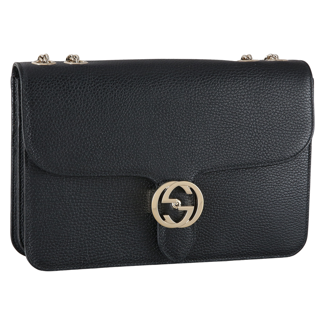 GUCCI(USED)구찌 510303 인터락킹 GG 체인 숄더백
