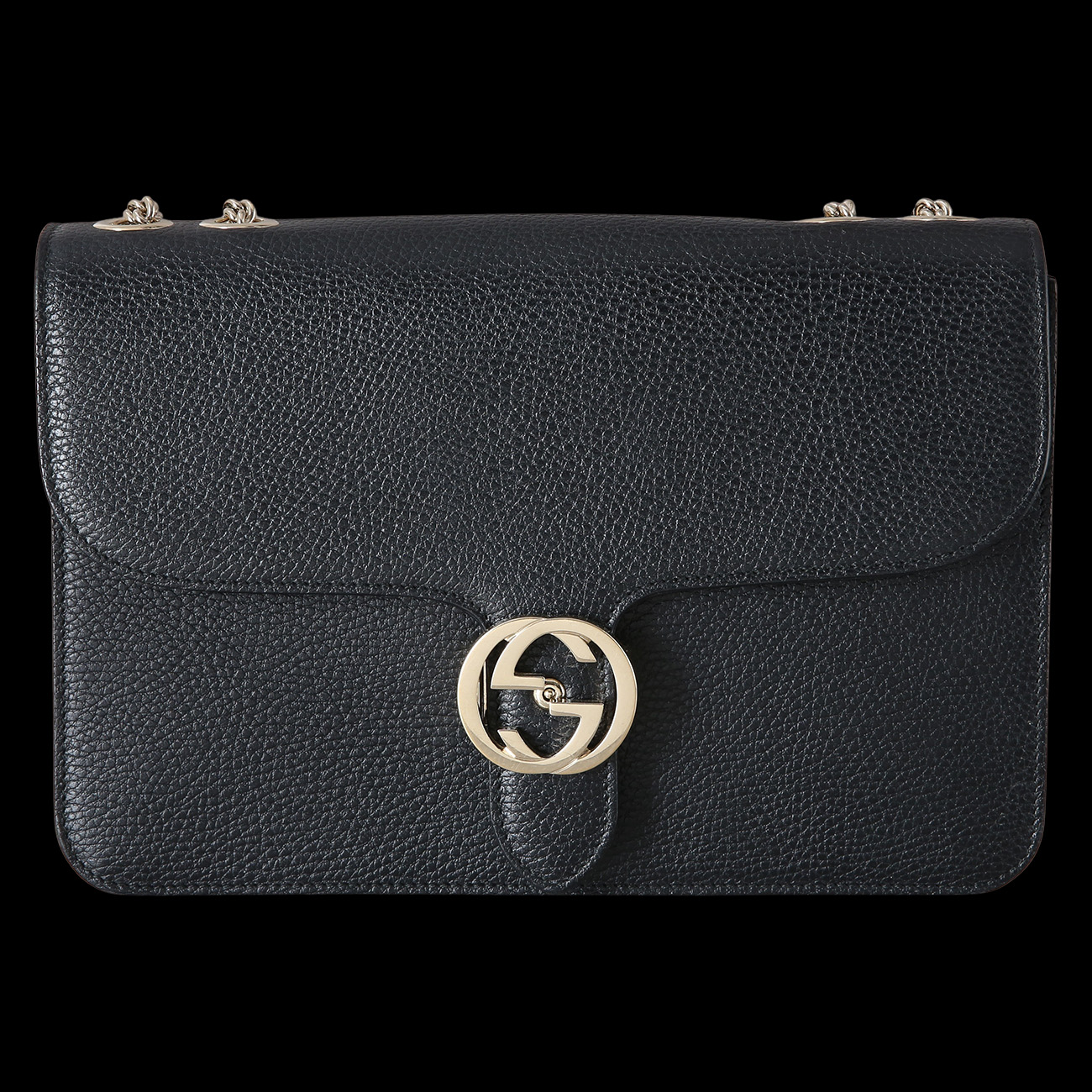GUCCI(USED)구찌 510303 인터락킹 GG 체인 숄더백