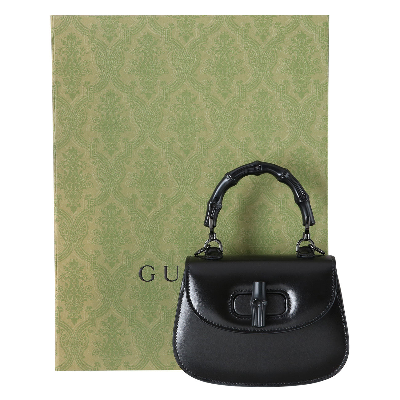 GUCCI(USED)구찌 686864 뱀부 1947 탑 핸들백