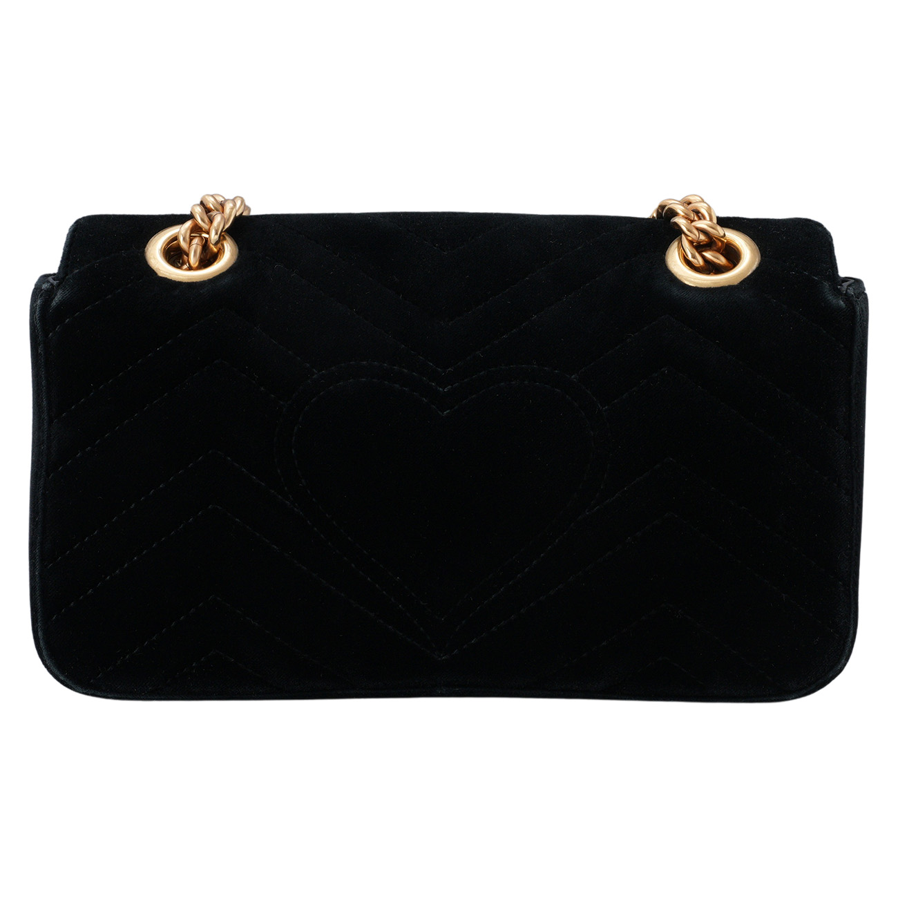 GUCCI(USED)구찌 446744 벨벳 GG마몽 미니 체인백