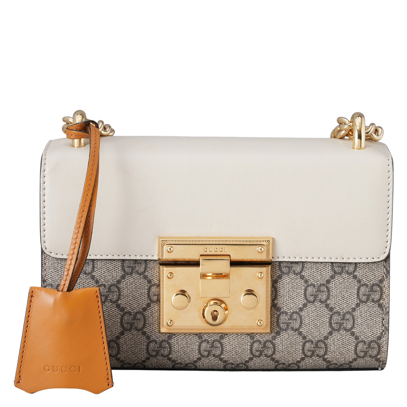 GUCCI(USED)구찌 409487 패들락 스몰 체인 숄더백