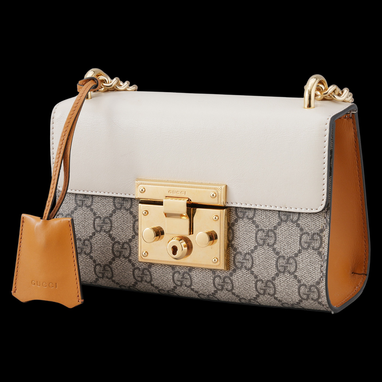 GUCCI(USED)구찌 409487 패들락 스몰 체인 숄더백