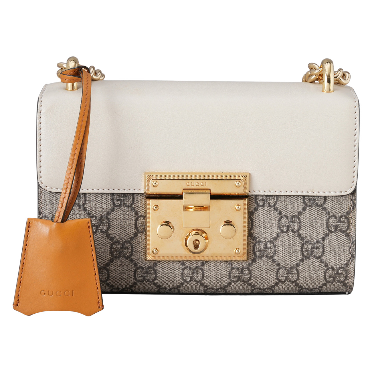 GUCCI(USED)구찌 409487 패들락 스몰 체인 숄더백