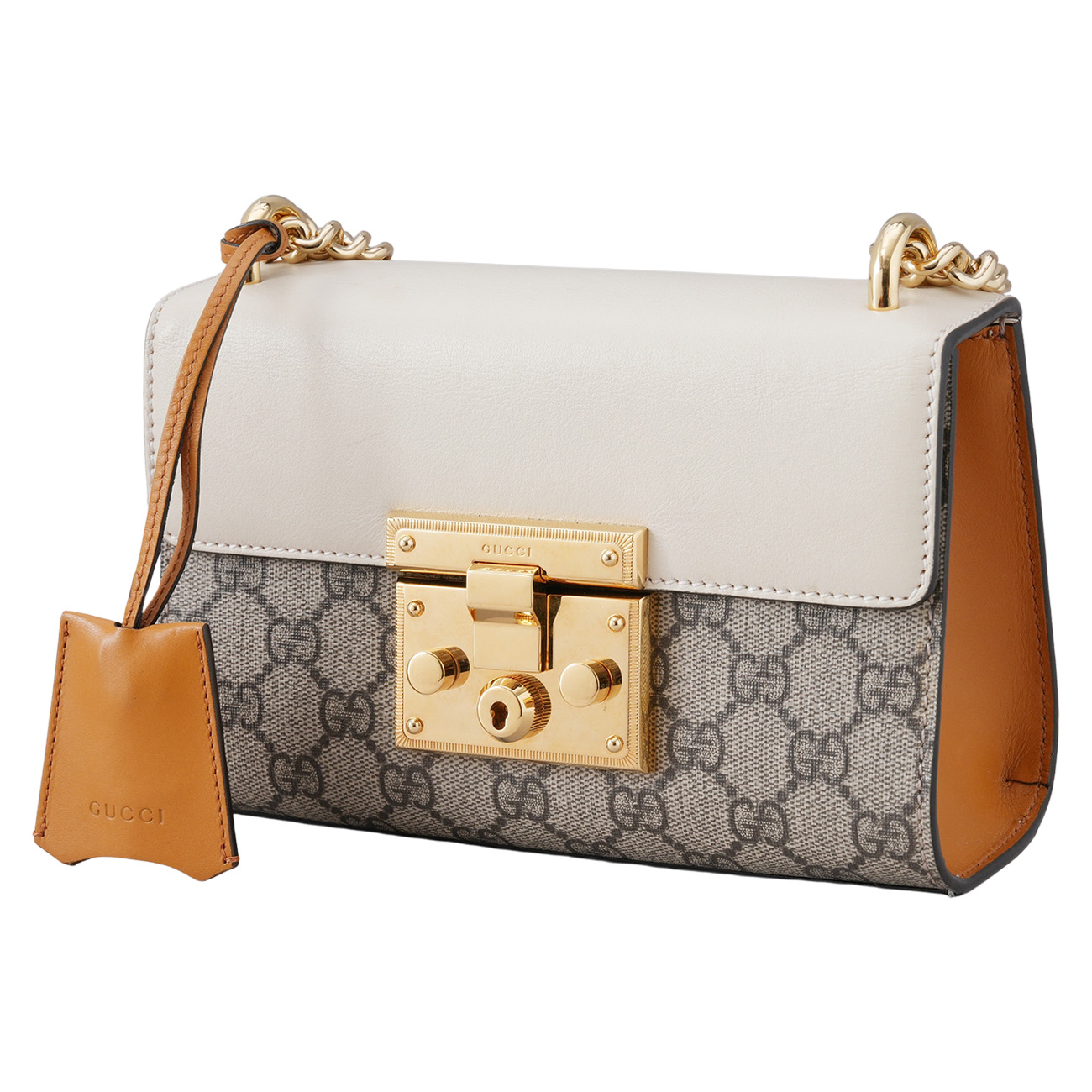 GUCCI(USED)구찌 409487 패들락 스몰 체인 숄더백